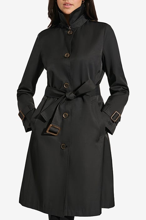 BTTNDOWN W/BLT TRNCH BLACK 1