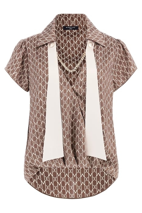 NEW MONOGRAM BLOUSE GENERAL BROWN BUFFY 4