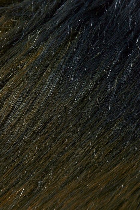 GRADIENT FAUX FUR GILET BLACK 7