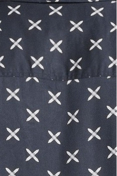 SHUTTLE PRINT REVERE COLLAR SHIRT DARK NAVY 5