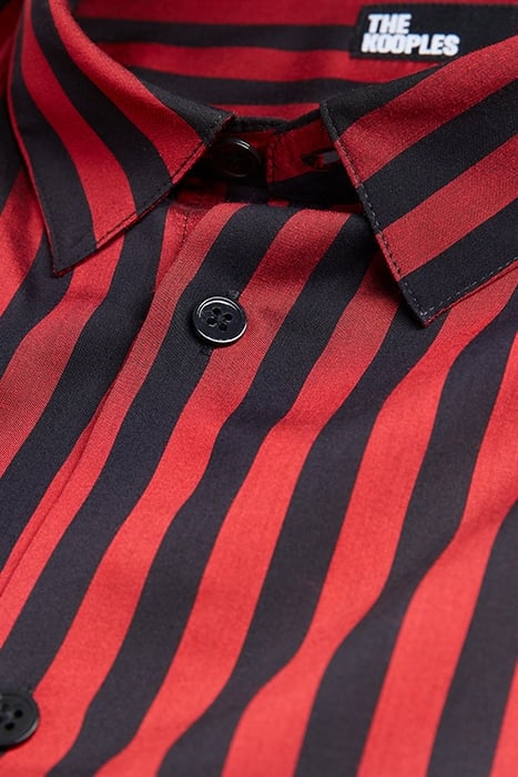 CHEMISE MANCHES LONGUES RED / BLACK 7