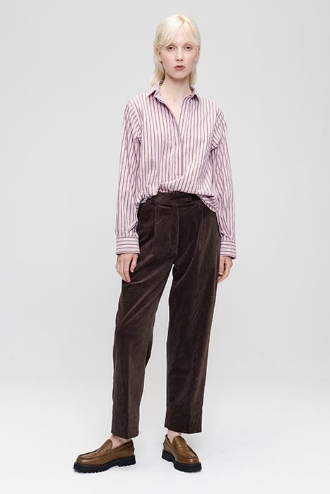 MAGGY POPLIN POLO TOP TWILIGHT 1