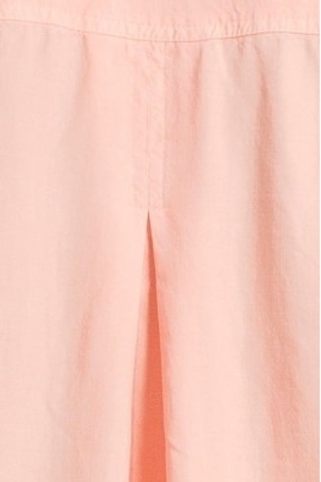 SHIRT TAIL BUTTON DOWN SUNSET CORAL 5