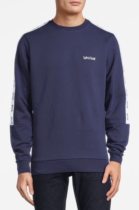 TAPE CREWNECK NAVY 1