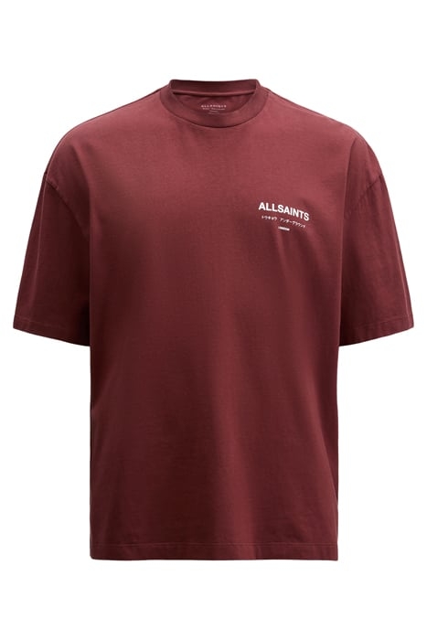 UNDERGROUND SS CREW WINEHOUSE RED 4