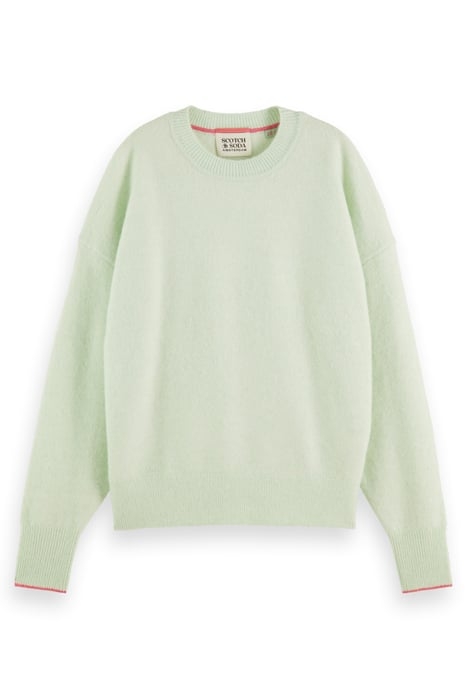 FUZZY CREW NECK PULLOVER LIGHT MINT 4