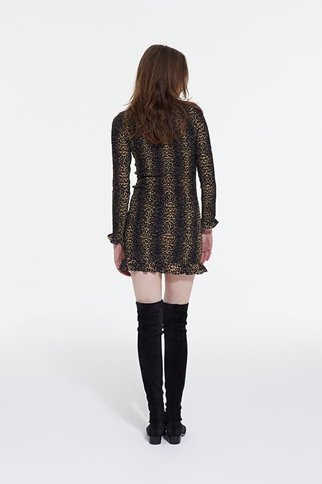ROBE SMOCK STRIPY LEO LEOPARD 4