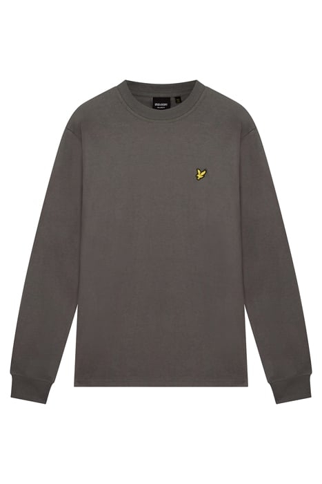 RELAXED LONG SLEEVE T-SHIRT GUNMETAL 4