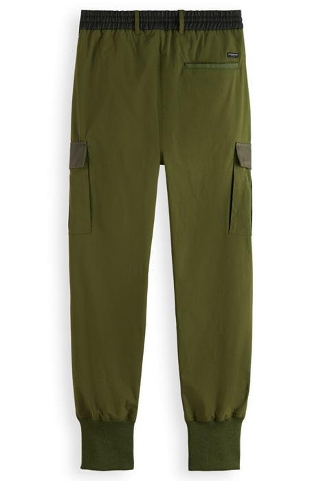 SEASONAL - CONTRAST TRIMMED CARGO JOGGER FIELD GREEN 5