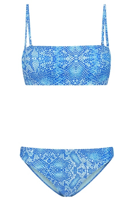 LADIES LOLA BIKINI SET SEASIDE SNAKE ELECTRIC BLUE SNAKE 4