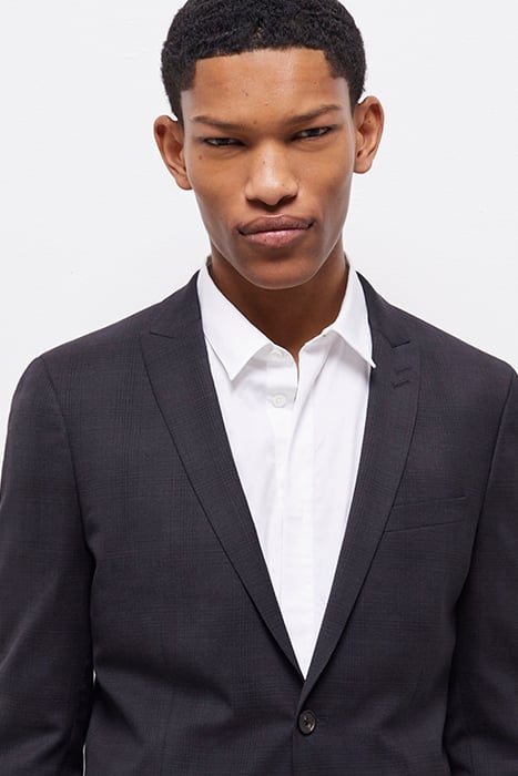 VESTE COSTUME PDG COL CRANTE BLACK 5