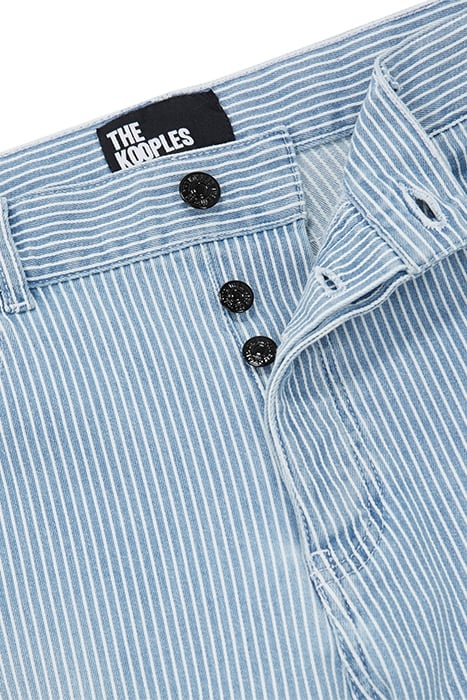 JEAN RAYÉ BLEU COUPE DROITE BLUE DENIM 7