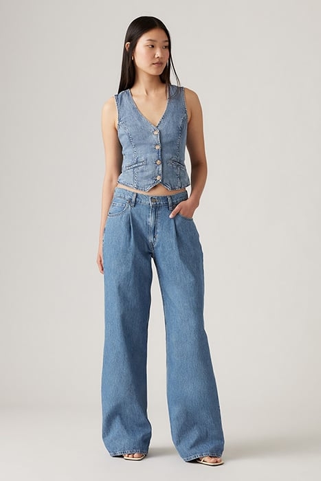 BAGGY FLARED JEANS BLUE 5