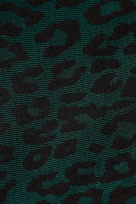 MAIA - MID RISE TAPERED LEG LEOPARD JACQUARD JOGGER CREATURE 7