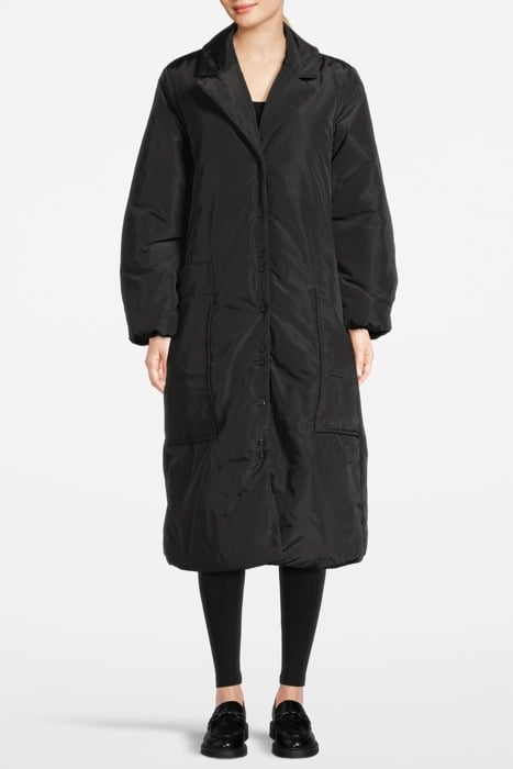 LIGHT PADDED COAT BLACK 1
