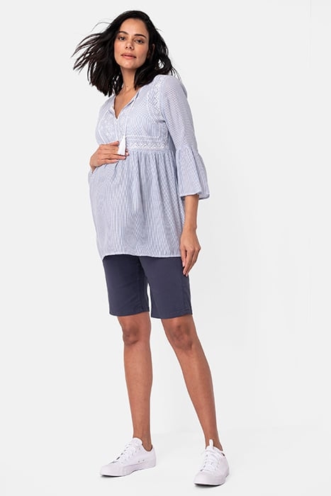 MATERNITY SHORTS BLUE 6