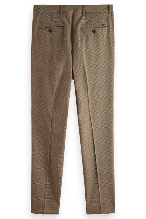 SEASONAL - SLIM TAPERED YARN-DYED CHECK CHINO TAUPE CHECK 4