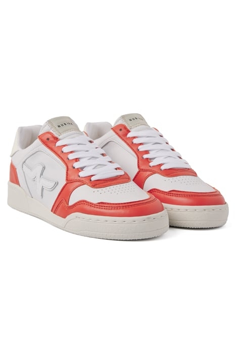 BLUEBERRY PULSE (M) WHITE LEATHER - ORANGE 2