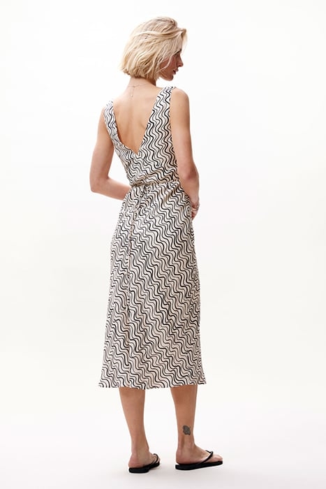 FLUID SLIP DRESS VANILLA CREAM 2