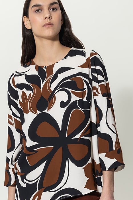 BLOUSE WITH FLOWER PRINT MULTI 4