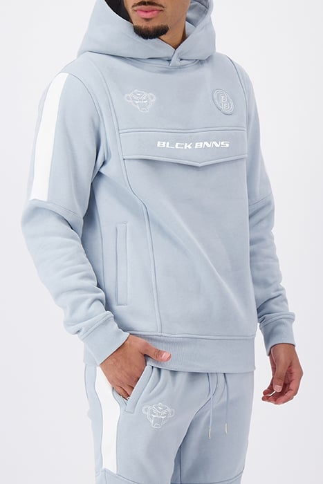 ANORAK STRIPE HOODIE BLUE 3