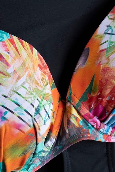 WOMEN'S BODYLIFT SWIMSUIT PAOLA TWO PIEC NIGHT GREY-WHITE MU 3