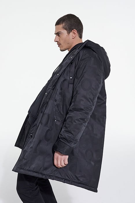 PARKA DOUBLEE DE FAUX MOUTON BLACK 5