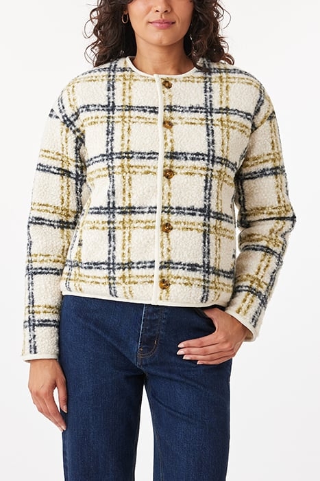 REVERSIBLE JACKET FIR GREEN/BLACK PLAID 1