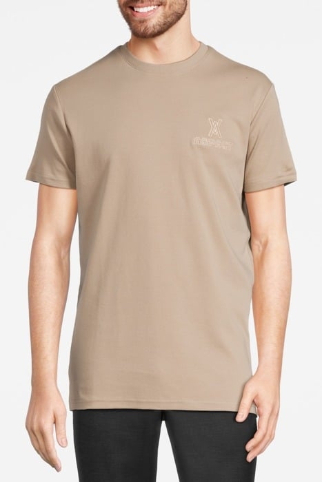 PIXEL TEE TAUPE 1