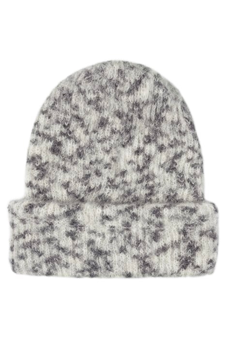 KNITTED BEANIE LEOPARD WARM WHITE 3