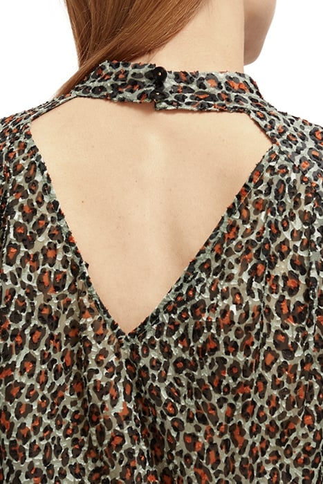 MOCK NECK TOP WITH OPEN BACK DETAIL CREATURES OF THE NIGHT F 6