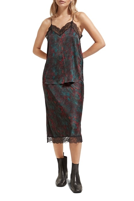 CAMISOLE WITH LACE TRIM SNAKE 3