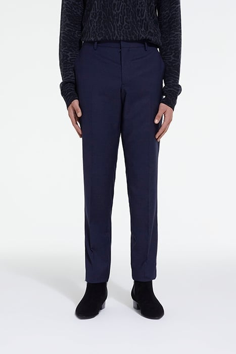 PANTALON COSTUME MOTIF MICRO PIED DE POULE NAVY 1