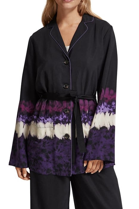 DIP DYE STRIPE PYJAMA BLAZER DIP DYE STRIPE 1