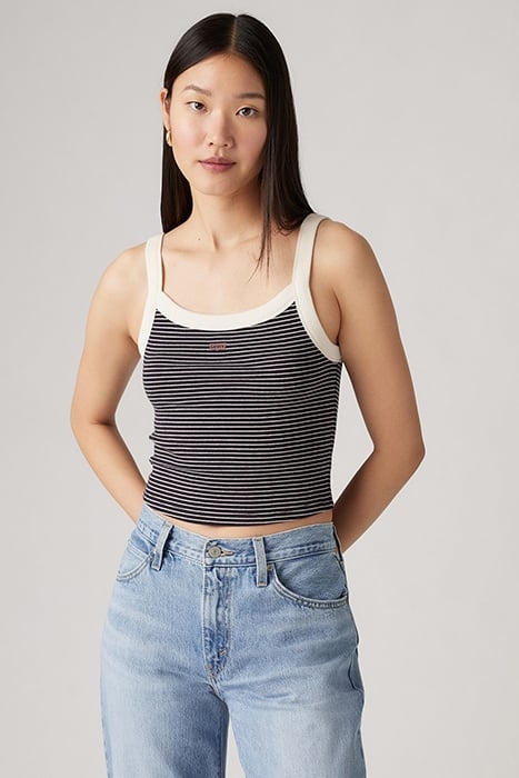 ESSENTIAL TANK TOP BLACK 1