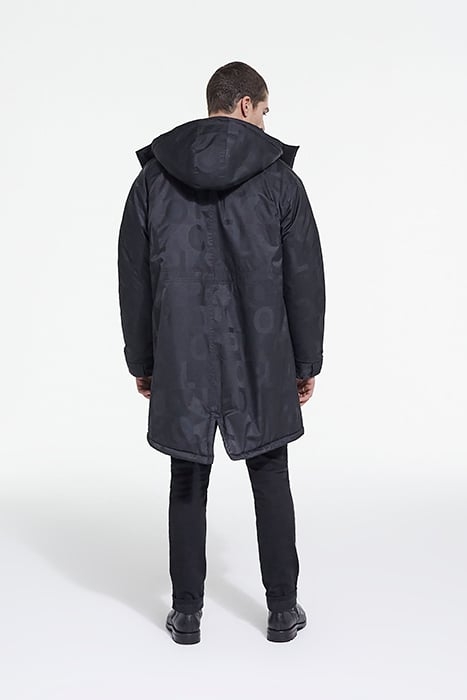 PARKA DOUBLEE DE FAUX MOUTON BLACK 4