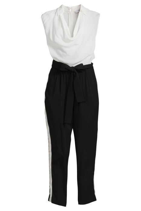 ALLIE-BLOCKED JUMPSUIT BLACK/IVORY 3