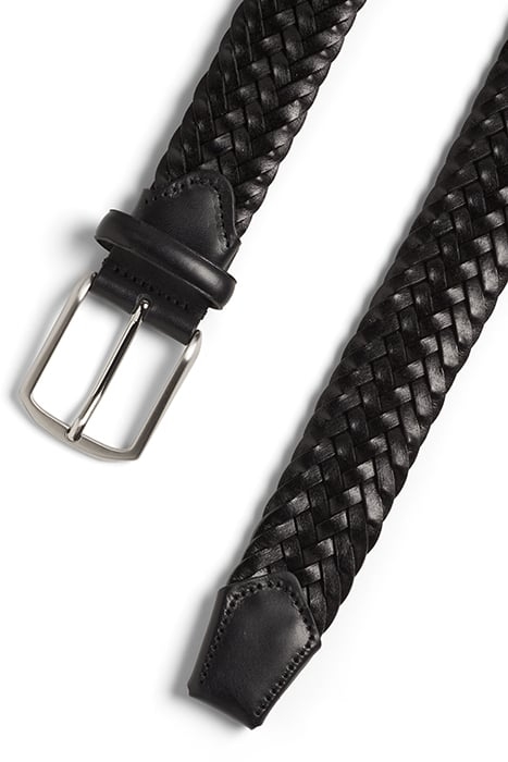 BLACK BRAIDED BELT BLACK 3