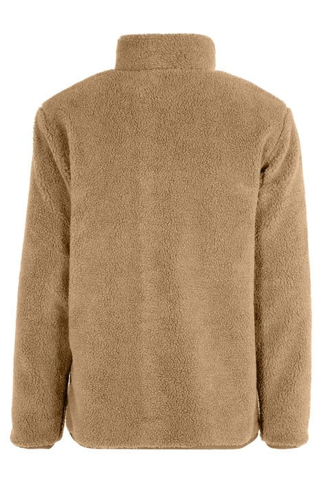 BRAUNLAGE SHERPA FLEECE JACKET ICED COFFEE 5