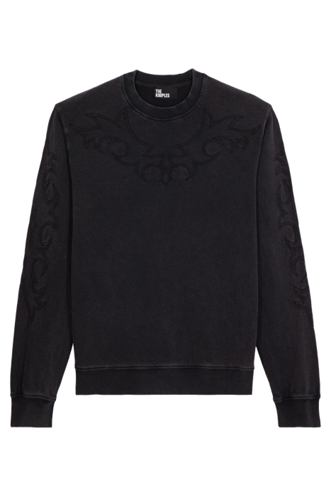 SWEAT WESTERN BLACK WASHED 3