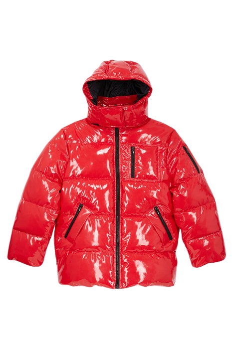 OVERSIZE DOWN JACKET RED 5