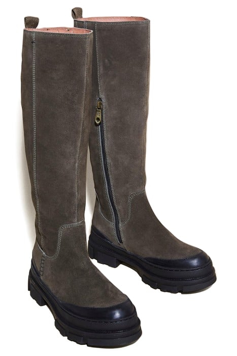 GEORGIE SPORTY KNEE HIGH KHAKI GREEN 2