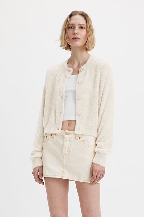 CAT CARDIGAN BEIGE 1