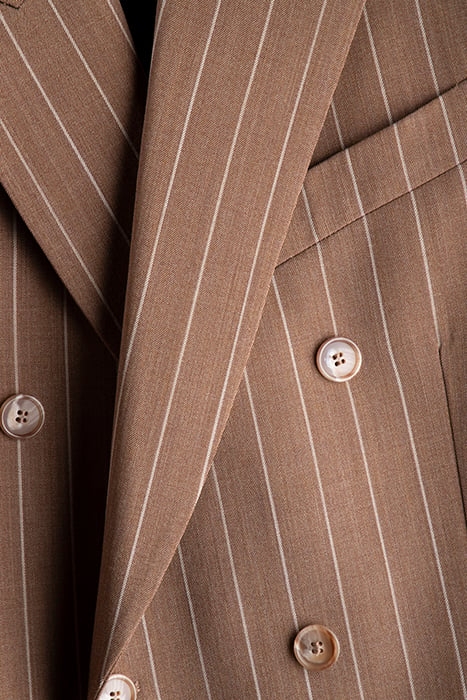 DOUBLE BREASTED PINSTRIPE BLAZ HAZEL/BEIG 3