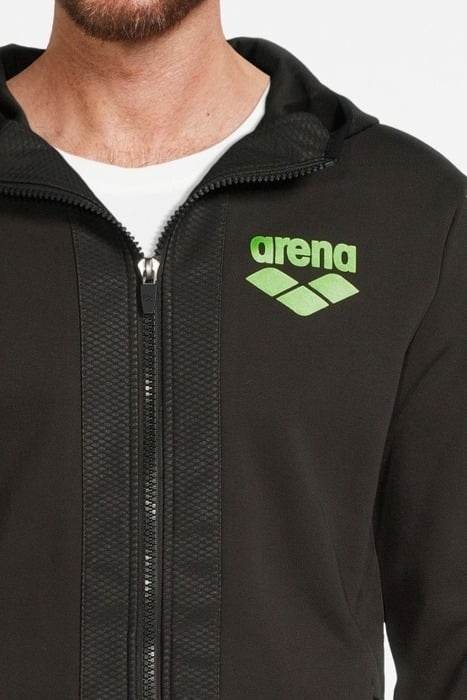 MAN HOODIE FULL ZIP A-AFM816W22 PEAT 19-0508 TPG 4