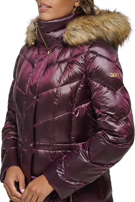 ZPFRT WAISTED DOWN DEEP PLUM 6