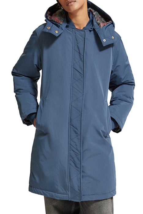 WATER REPELLENT MID LENGTH PARKA WITH REPREVE® FILLING DUSTY 1