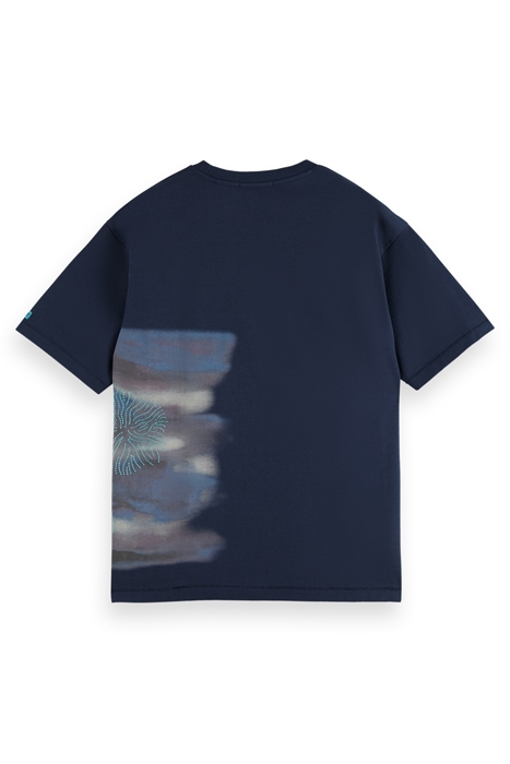 BLURRED LANDSCAPE ARTWORK T-SHIRT STEEL 5