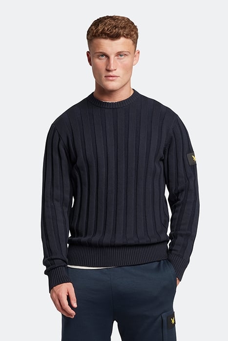 RELIEF STITCH JUMPER DARK NAVY 1