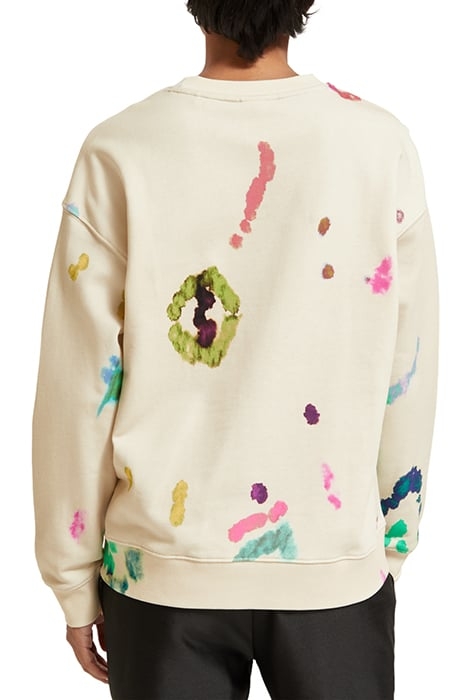 GALAXY DYE AOP PRINT DROPPED SHOULDER SWEATSHIRT GALAXY DYE 2